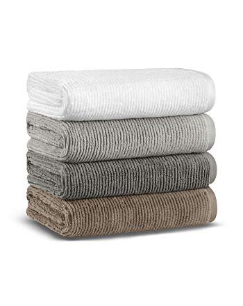 Slim Ribbed Towel Fibrosoft ® - Bath Towel - 76x142