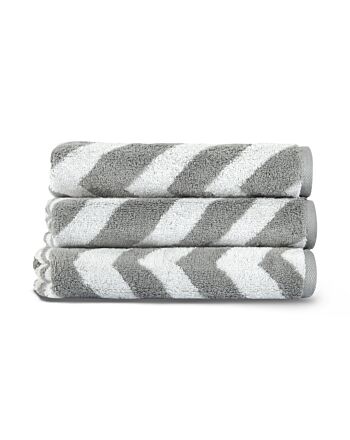 Chevron Yarn Dyed Towel Aerocotton ® - Bath Towel - 76x142
